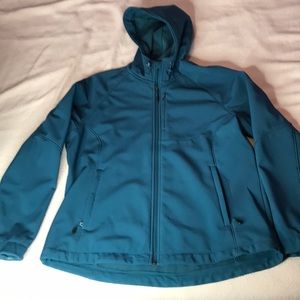 Gorgeous teal women’s hooded jacket